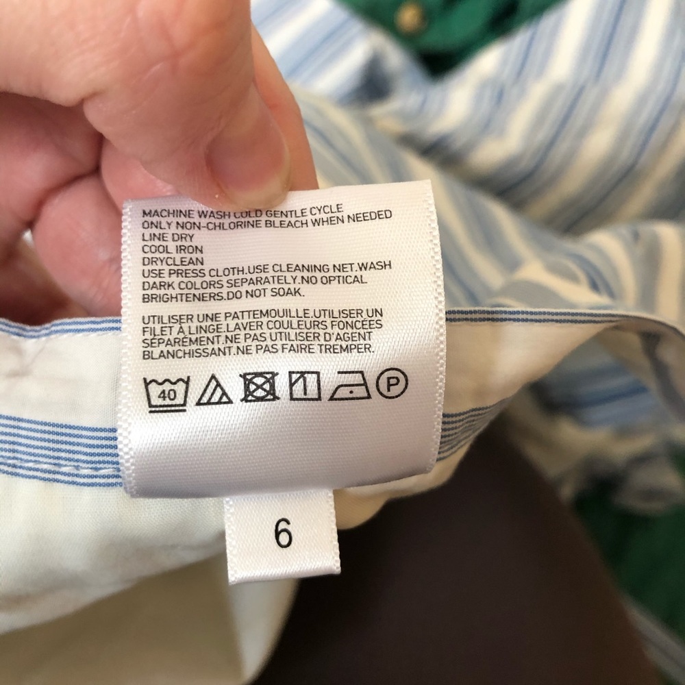 Wrap Skirt Blue Striped JW Anderson x Uniqlo - Picture 5 of 7